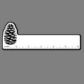 6" Ruler W/ Pine Cone